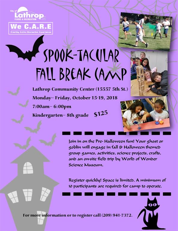 City of Lathrop Parks and Recreation City of Lathrop Parks & Recreation